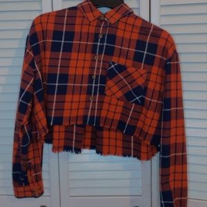 Cropped flannel